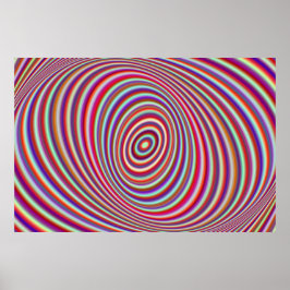 Neon hypnosis poster
