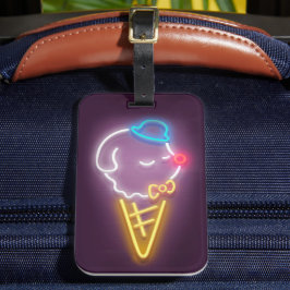 Neon Ice Cream Bagagebricka