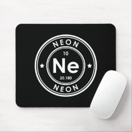 Neon Inslag Black Mouse Pad Musmatta