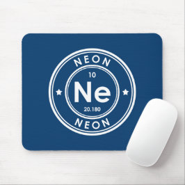 Neon Inslag Blue Mouse Pad Musmatta