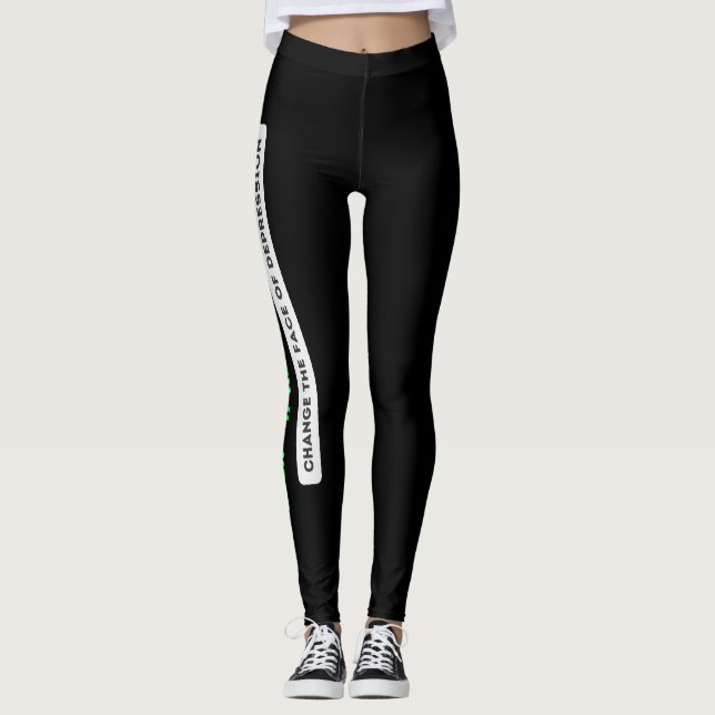 NEON JAG HAR DEPRESSION LEGGINGS (Framsida)