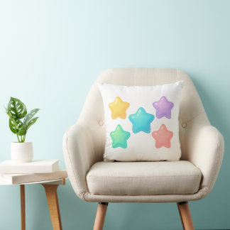 Neon Jelly Star Pillow | Cute Kawaii Glow Kudde