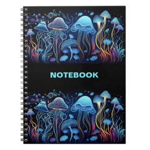 Neon Jellyfish Anteckningsbok