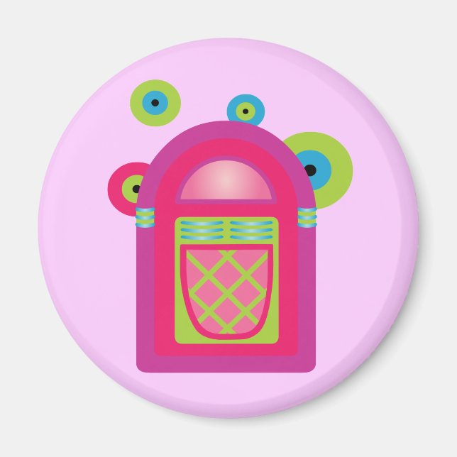 Neon Jukebox Magnet (Framsidan)