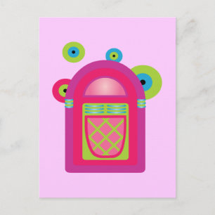 Neon Jukebox Vykort