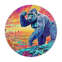 Neon Jungle Gorilla Urban Fantasy