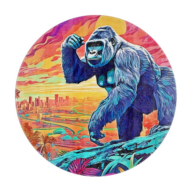 Neon Jungle Gorilla Urban Fantasy (Framsidan)