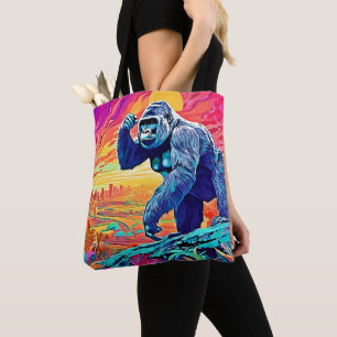Neon Jungle Gorilla Urban Fantasy Tygkasse