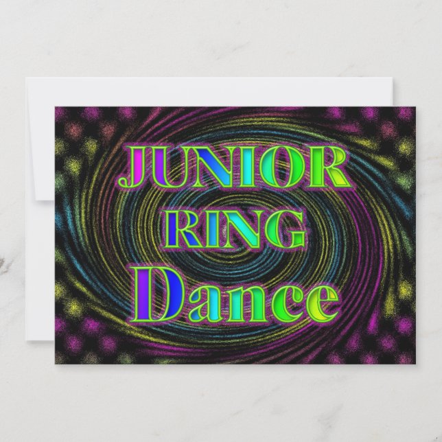 NEON JUNIOR RING INBJUDAN (Framsida)