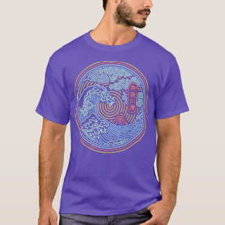 Neon Kanagawa-våg av Tobe Fonseca T Shirt