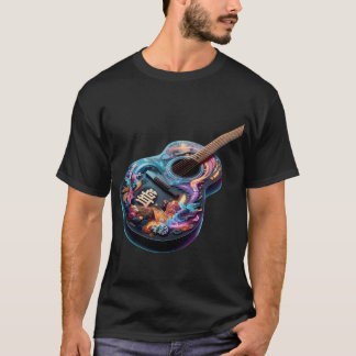 Neon Kanji Gitarrdrömmar T Shirt