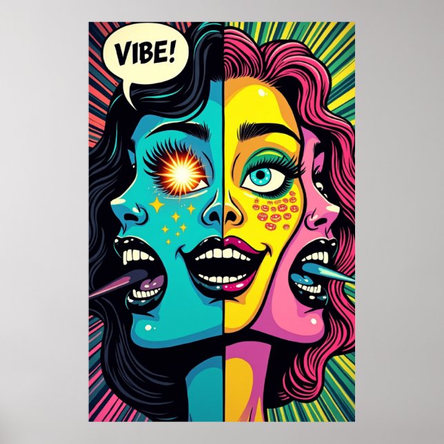 Neon Känslor: Glitch i nätet Poster (Framsidan)