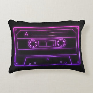 Neon Kassettband Retro Estetisk Kuddcover Prydnadskudde