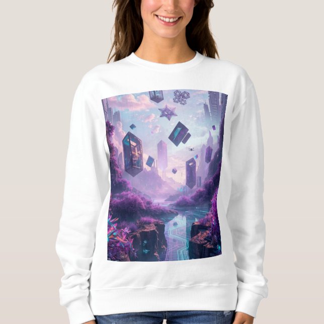 Neon klyfta av Data-flodens kollektiv T Shirt (Framsida)