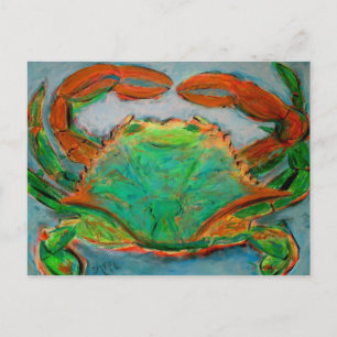 Neon krabba vykort