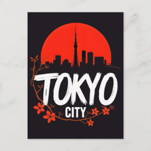 Neon Krona över Tokyo: Tokyo Tower i hjärtat 2026 Helg Vykort