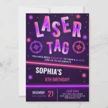 Neon Laser Märkre Lila