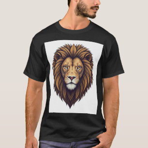 Neon Lejon Tees Futuristiska Lejon Apparat Cyber L T Shirt