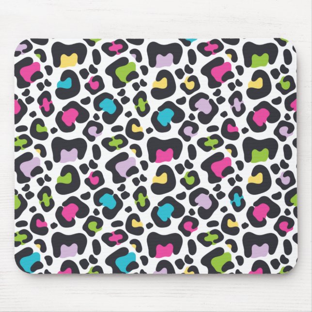 Neon Leopard Print Musmatta (Framsidan)