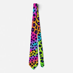 Neon Leopard Print Slips