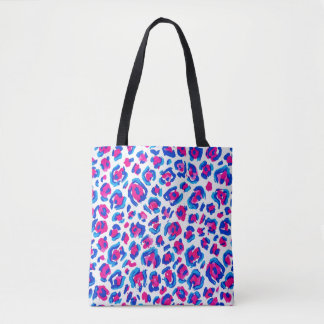Neon Leopardsmönster Tygkasse