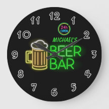 Neon Light Private Home Personlig Pub Clock