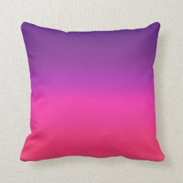 Neon Lila och rosa Combre abstrakt utformning Kudde