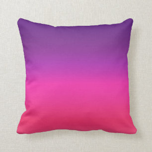 Neon Lila och rosa Combre abstrakt utformning Kudde