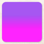 Neon Lila och Shock rosa Ombre Skugga Färg toning  Underlägg Papper Kvadrat<br><div class="desc">Neon Lila och Shock rosa Ombre Sadow Färg Fade - hett, rosa, neon, lila, rosa och lila, ombre, shade, färg, toning, trend, ljusa, lysande, ljusare, ljusstark neon lila, stark rosa, shock rosa, shock rosa, neon lila, faded, faded färg, gotied, nybörjande blek, nybörjande, skugga. nybörjande skugga, skola, barn, , vila, dekorfärg,...</div>