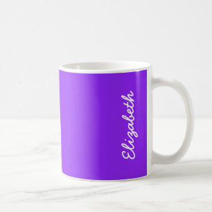 Neon Lila Solid Färg anpassar den Kaffemugg