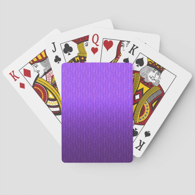Neon lilac-övertoning. casinokort (Baksidan)