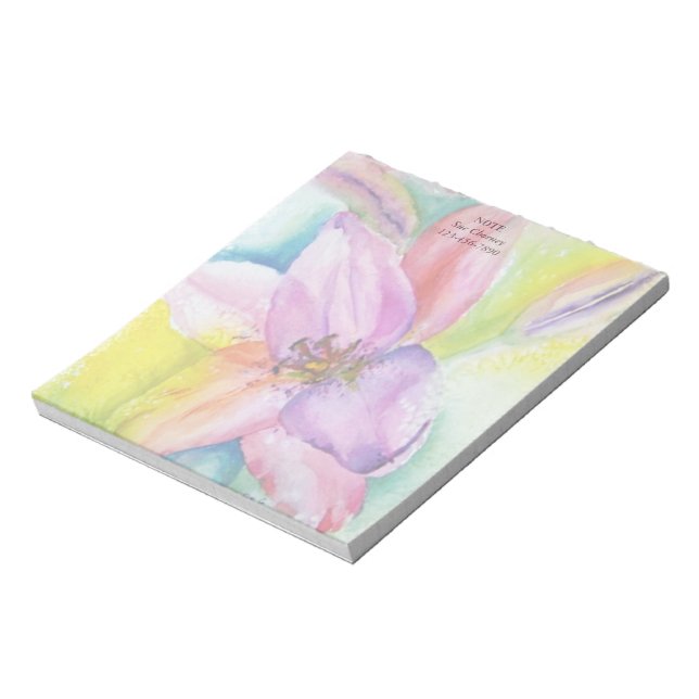 NEON LILY ANPASSADE NOTE PAD ANTECKNINGSBLOCK (Roterad)