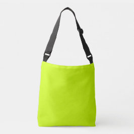 Neon Lime Gult Solid Färg | Klassisk | ELEGANT Axelväska