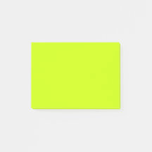 Neon Lime Gult Solid Färg | Klassiska anteckningar