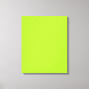 Neon Limeade Gult Grönt Solid Färg - bakgrund Canvastryck