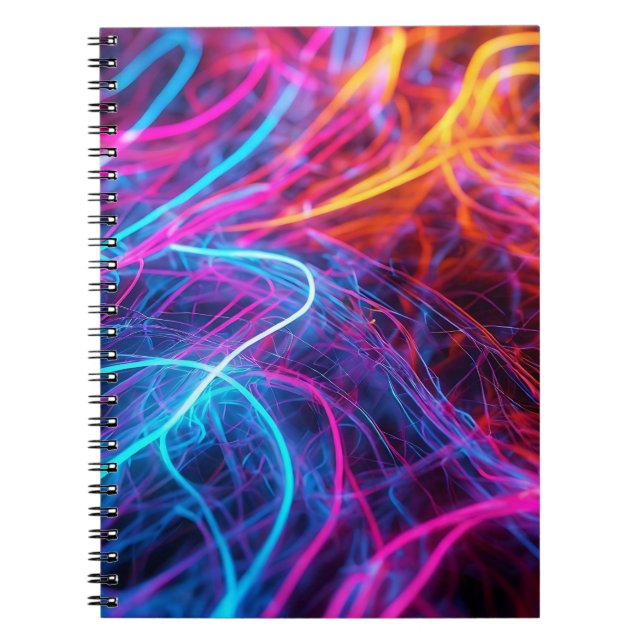 Neon Linjer Anteckningsbok (Framsidan)