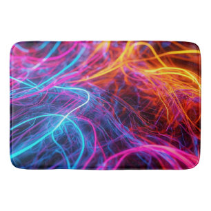Neon Linjer Badrumsmatta