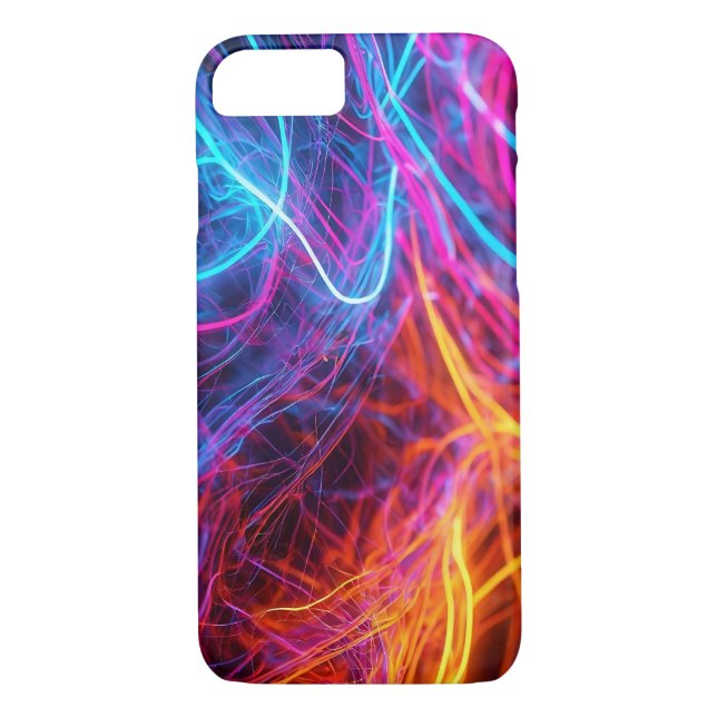 Neon Linjer Case-Mate iPhone Skal (Baksida)