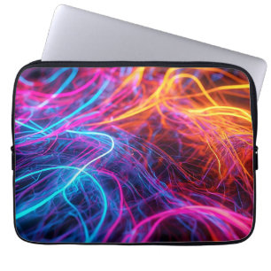 Neon Linjer Laptop Fodral