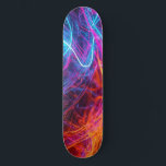 Neon Linjer Mini Skateboard Bräda 18,5 Cm<br><div class="desc">Artwork by Brady Arnold</div>