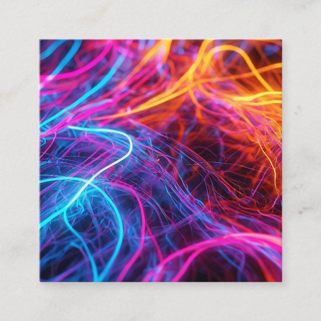 Neon Linjer Tilläggskort (Framsida)