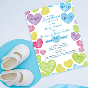Neon Little Swened ThBäste Baby Shower Inbjudningar