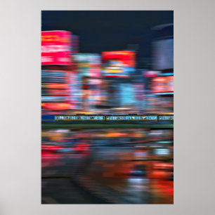 Neon ljus av Kabukicho Poster(2L) Poster