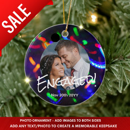 Neon Ljus PHOTO-Dekorationen - minimalt Julgransprydnad Keramik