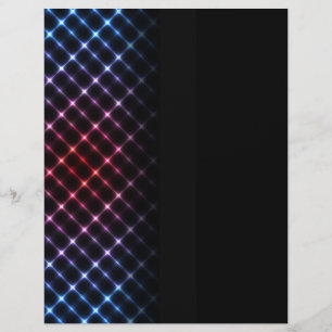 Neon ljus reklamblad