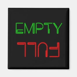 Neon Ljus Tom eller Fullt diskmaskin Magnet