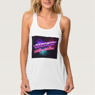 Neon Logotyp Tanktop Linne Med Racerback