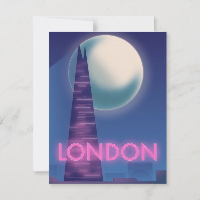Neon London-reseaffisch (Framsida)