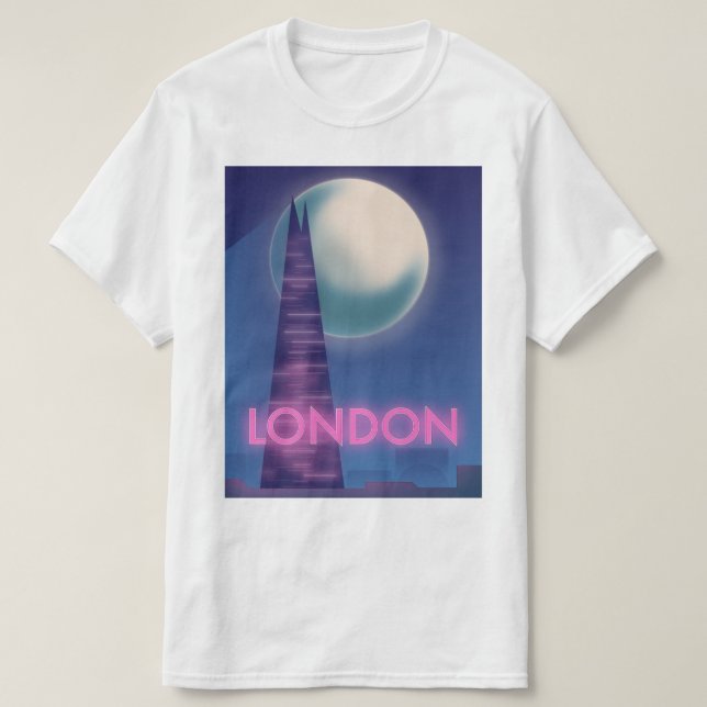 Neon London reseskylt T Shirt (Design framsida)