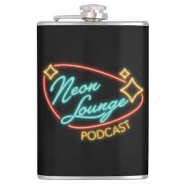 Neon Lounge Logotyp Flask Fickplunta